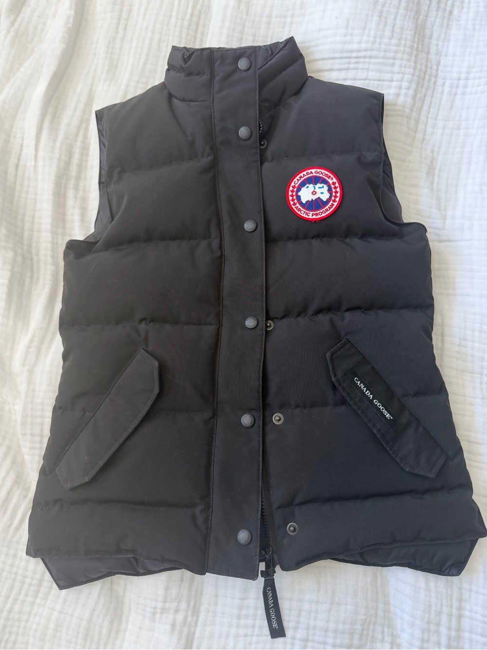 Canada Goose Black and Gray Women's Jacket